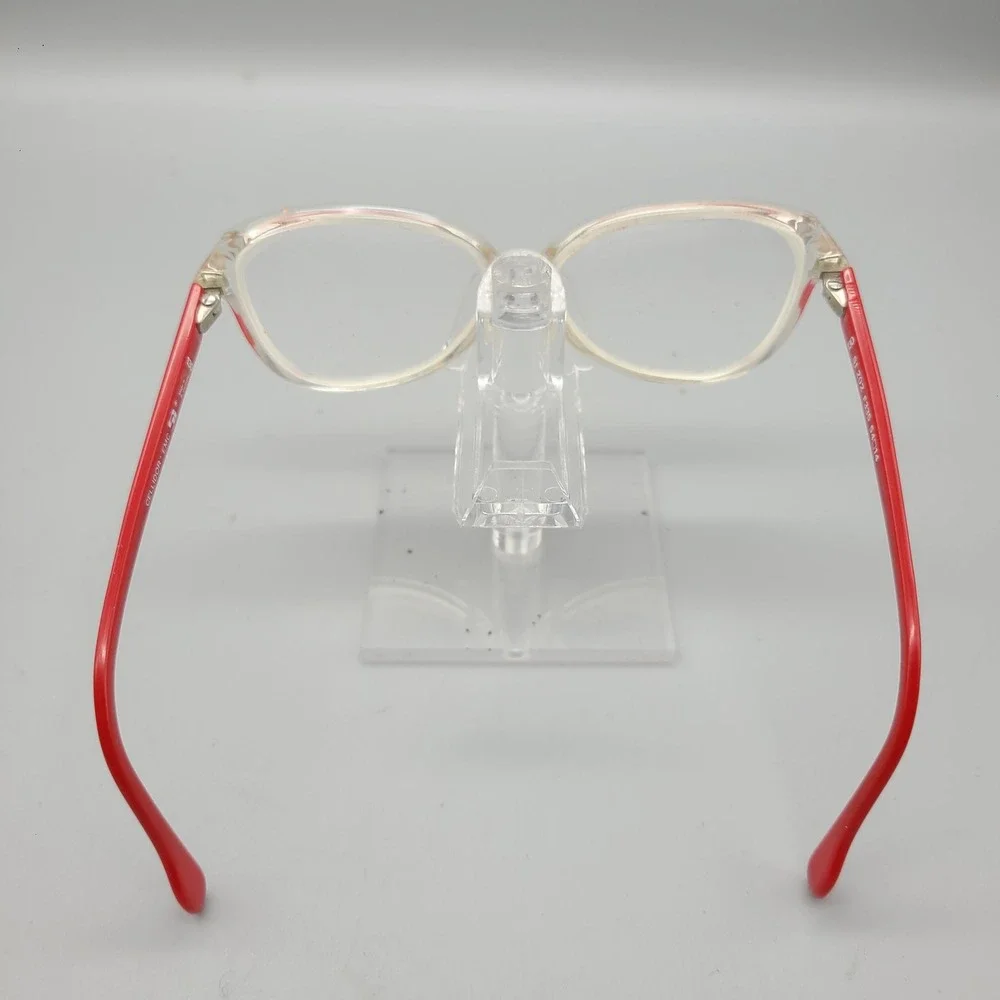 Cellidor Emc Sili SI 202 F335 Vintage Eyeglass Frames Red Germany 54-14-130